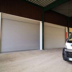 Rolo 100mm industrijska navojna vrata Hanus Premium | Srebrna - RAL 9006
